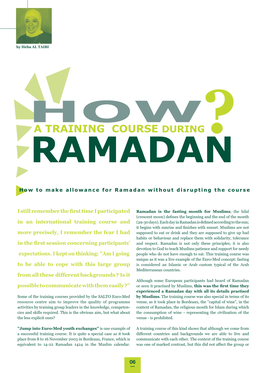 A Training Course During Ramadan