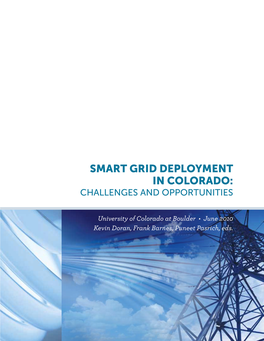 Smart Grid Deployment in Colorado: Challenges and Opportunities