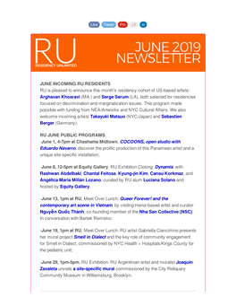 RU Newsletter June 2019