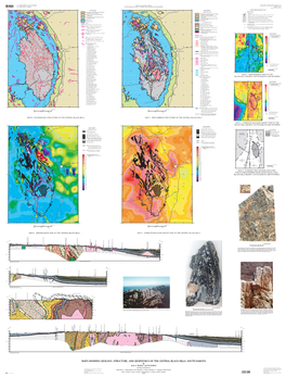 Map Showing Geology, Structure, and Geophysics of the Central Black