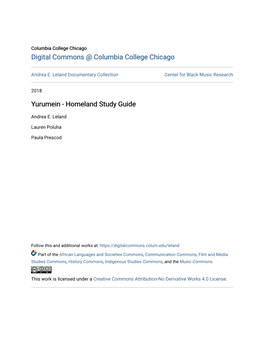 Yurumein - Homeland Study Guide