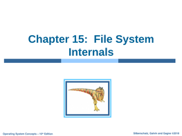 Chapter 15: File System Internals