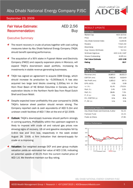 Abu Dhabi National Energy Company PJSC