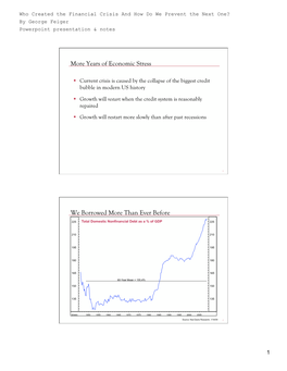 Who Created the Financial Crisis and How Do We Prevent the Next One?