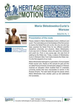 Maria Skłodowska-Curie's Warsaw