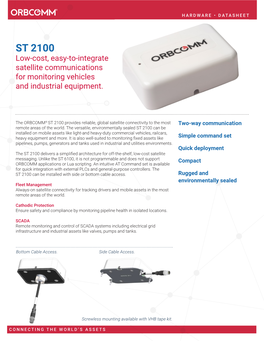 ST 2100 Datasheet