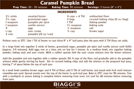 Caramel Pumpkin Bread