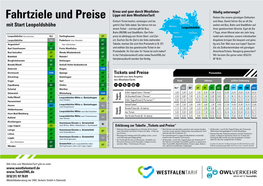 Mit Start Leopoldshöhe Münster Einem Ticket – Und Das Gilt Für Bus, Leopoldshöhe Ihrer Gewünschten Strecke