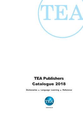 TEA Publishers Catalogue 2018