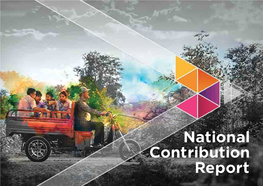 National Contribution Report Sustainability & National Contribution Report 2018 Introduction