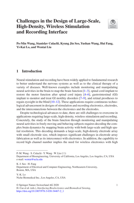 Challenges in the Design of Large-Scale, High-Density, Wireless Stimulation and Recording Interface