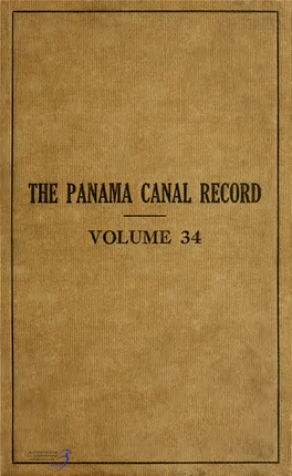 Panama Canal Record