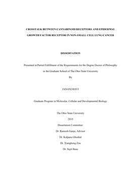 Crosstalk Between Cannabinoid Receptors and Epidermal