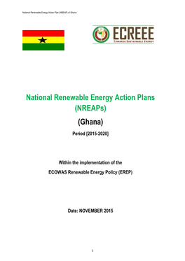 National Renewable Energy Action Plans (Nreaps) (Ghana)