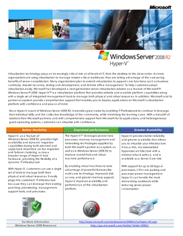 Hyper-V Datasheet