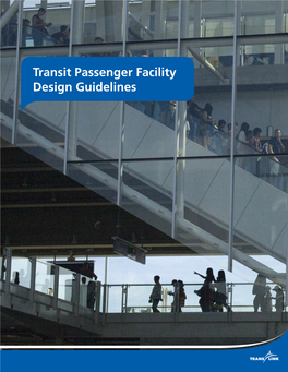 Transit Passenger Facilities Design Guidelines