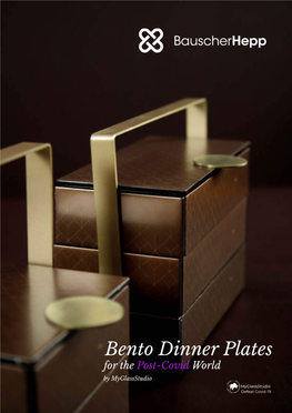 Bento Dinner Plates for the Post-Covid World by Myglassstudio