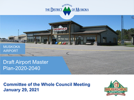 Muskoka Airport Master Plan