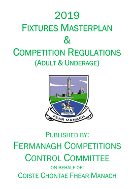 2019 Fermanagh Fixtures Masterplan