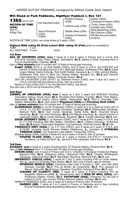 HORSE out of TRAINING, Consigned by Kiltinan Castle Stud, Ireland
