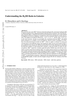Understanding the H2/HI Ratio in Galaxies 3