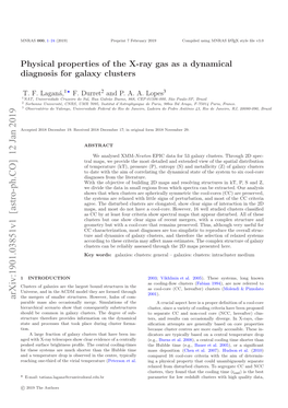 Physical Properties of the X-Ray Gas As a Dynamical Diagnosis for Galaxy