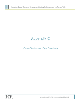 Appendix C – Case Studies and Best Practices