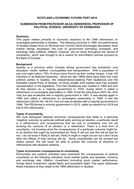 Economic Consequences of Constitutional Uncertainty: Evidence