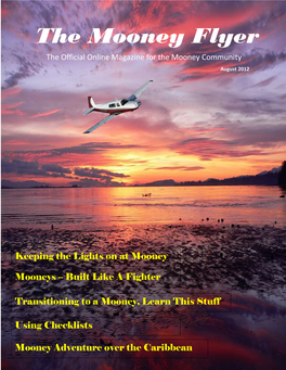 The Mooney Flyer the Official Online Magazine for the Mooney Community