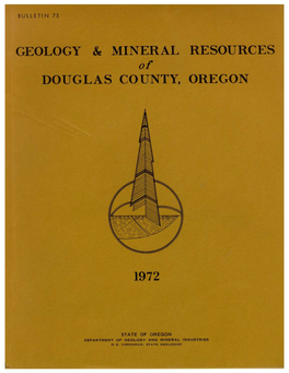 Geology and Mineral Resources of Douglas County