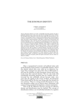 The European Identity