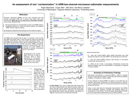 An Assessment of Rain “Contamination” in ARM Two