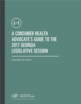 A Consumer Health Advocate's Guide to the 2017