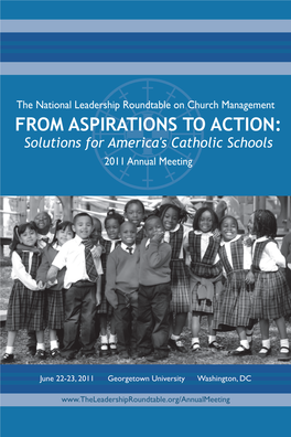 From Aspirations to Action: Solutions for America's Catholic Schools