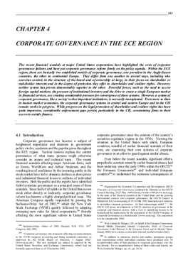 Chapter 4 Corporate Governance in the Ece Region