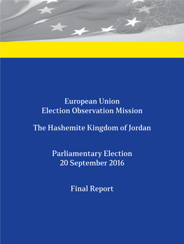 Jordan Parliamentary Elections, 20 September