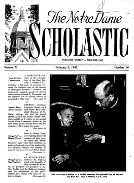 Volume 73 February 2, 1940 Number 14