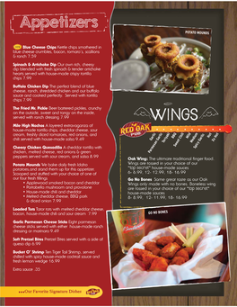 WINGS Appetizers