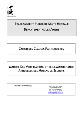 Établissement Public De Sante Mentale Departemental De