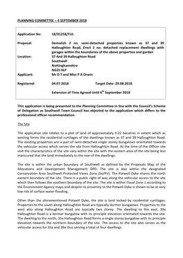 18/01258/FUL Proposal: Demolish 2 No. Semi-Detached Properties