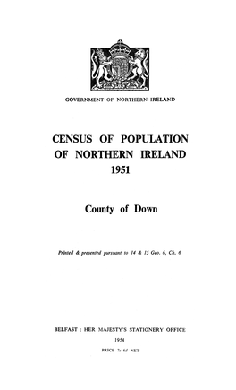 1951 Census Down County Report