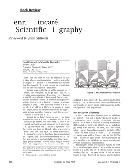 Henri Poincaré. a Scientific Biography