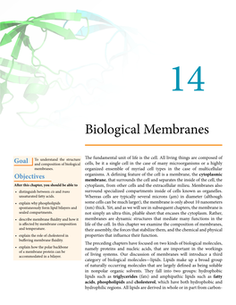 Biological Membranes