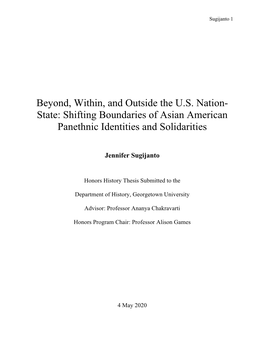 Shifting Boundaries of Asian American Panethnic Identities and Solidarities