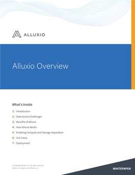 Alluxio Overview