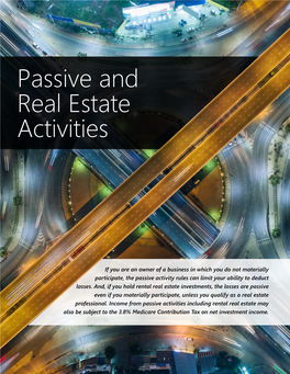 Passive and Real Estate Activities