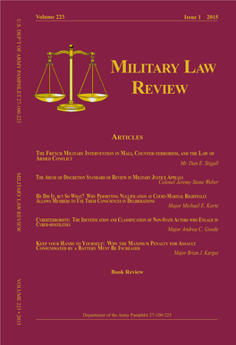 Military Law Review