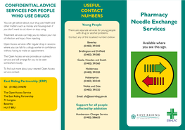 East Riding Pharmacy Needle Exchange