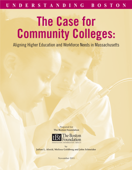 The Case for Community Colleges: Aligning Higher Education and Workforce Needs in Massachusetts