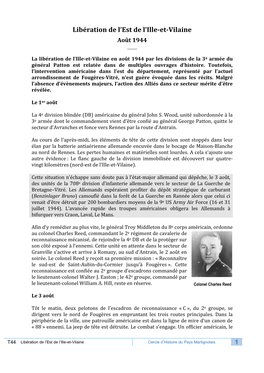 Libération De L'est De L'ille-Et-Vilaine